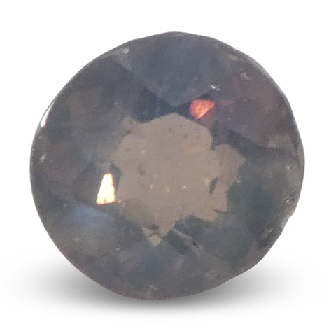 0.56ct Oval Greenish Yellow to Greyish Purple Alexandrite from Sri Lanka, Unheated