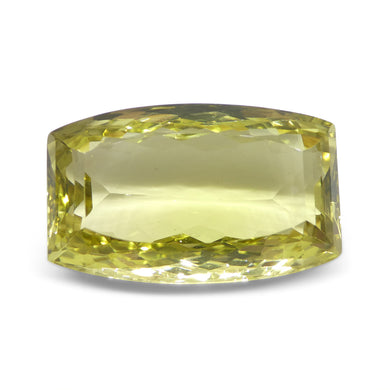 92.4ct Rectangular Cushion Lemon Yellow Citrine from Brazil - Skyjems Wholesale Gemstones