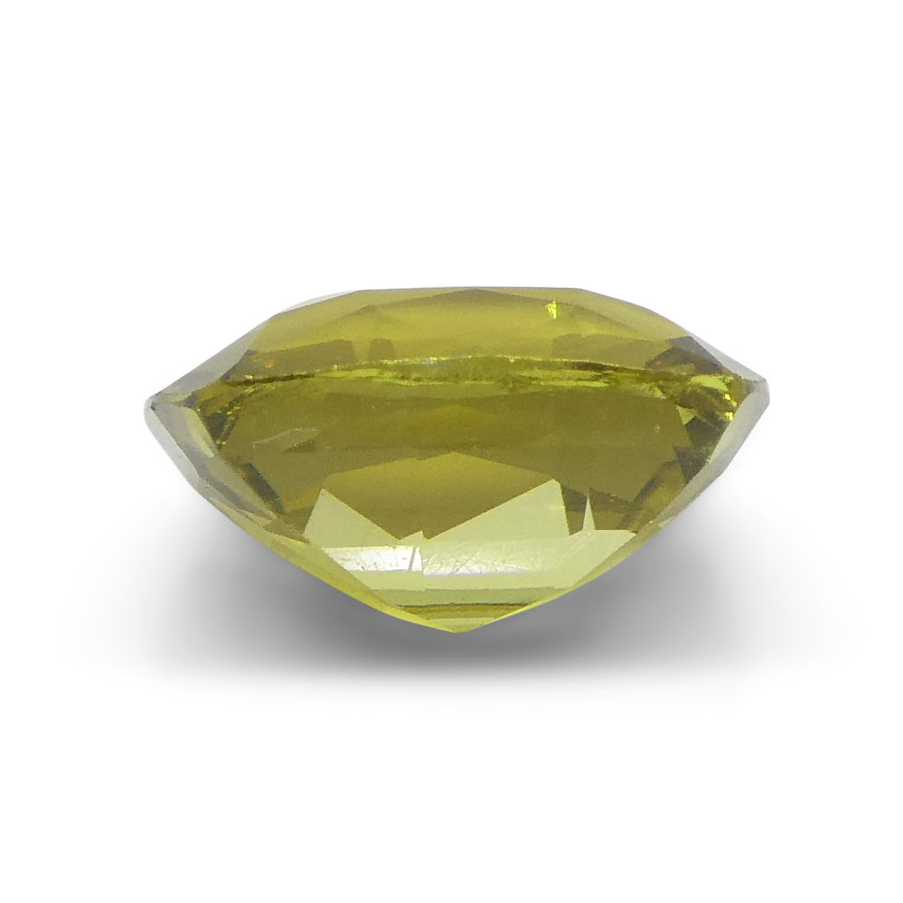 1.53ct Rectangular Cushion Yellow Chrysoberyl from Brazil - Skyjems Wholesale Gemstones