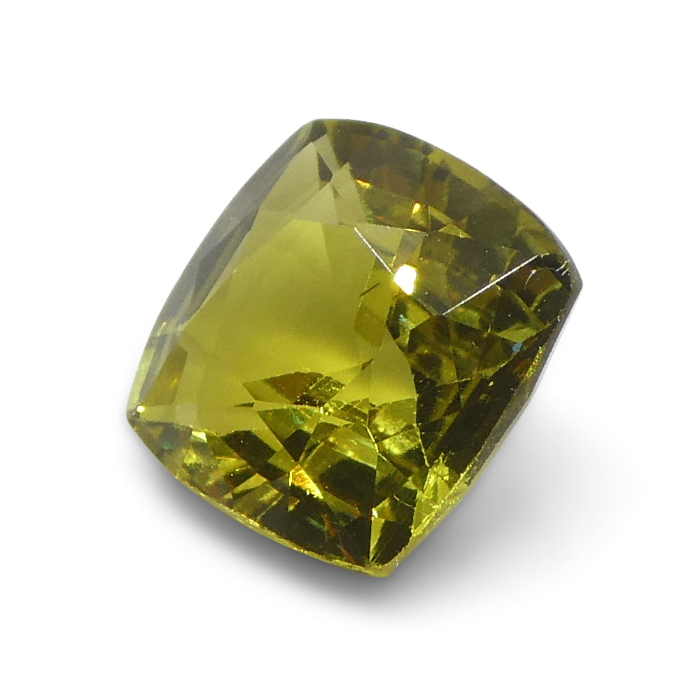 1.53ct Rectangular Cushion Yellow Chrysoberyl from Brazil - Skyjems Wholesale Gemstones