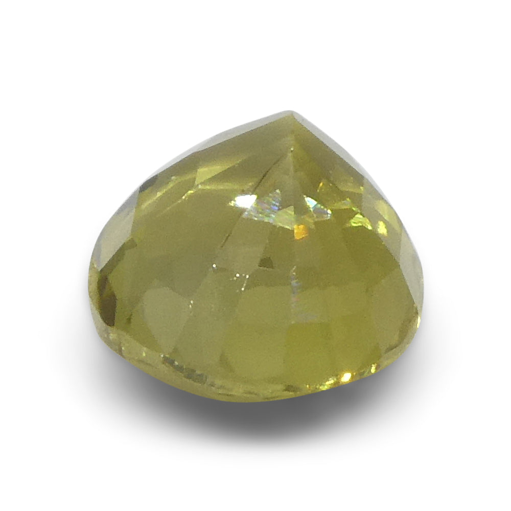 1.91ct Natural Yellow Chrysoberyl Oval Gemstone from Brazil, Unheated Premium Quality by SkyJems