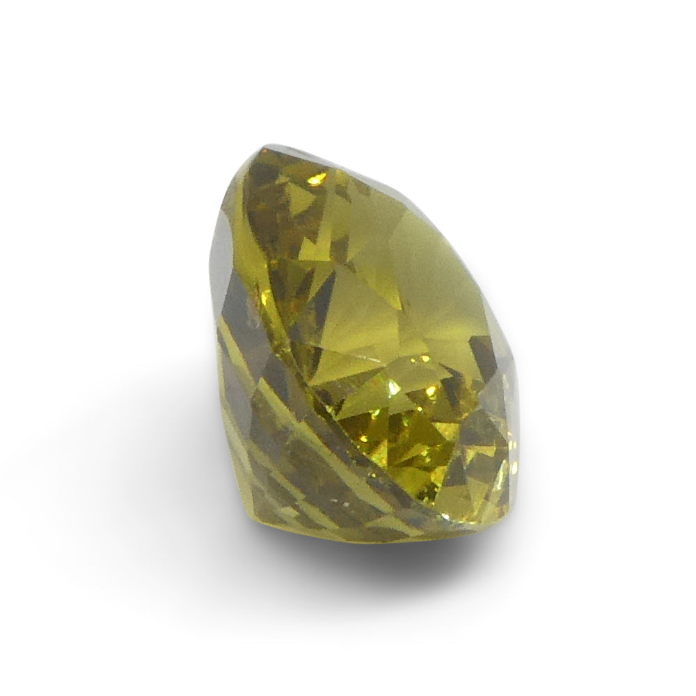 1.91ct Natural Yellow Chrysoberyl Oval Gemstone from Brazil, Unheated Step Cut by SkyJems