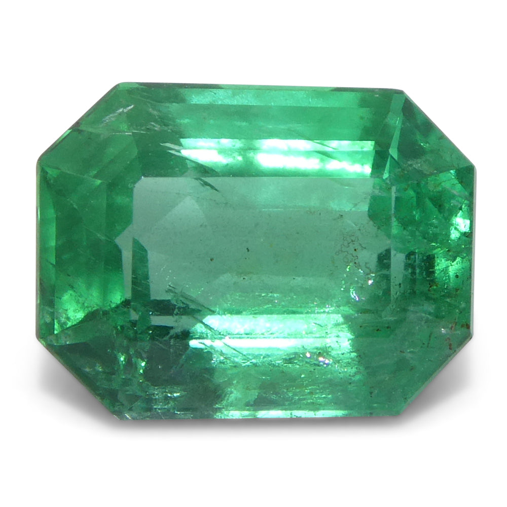 1.77ct Zambian Green Emerald, Octagonal Step Cut - Premium Beryl Gemstone by SkyJems Canada