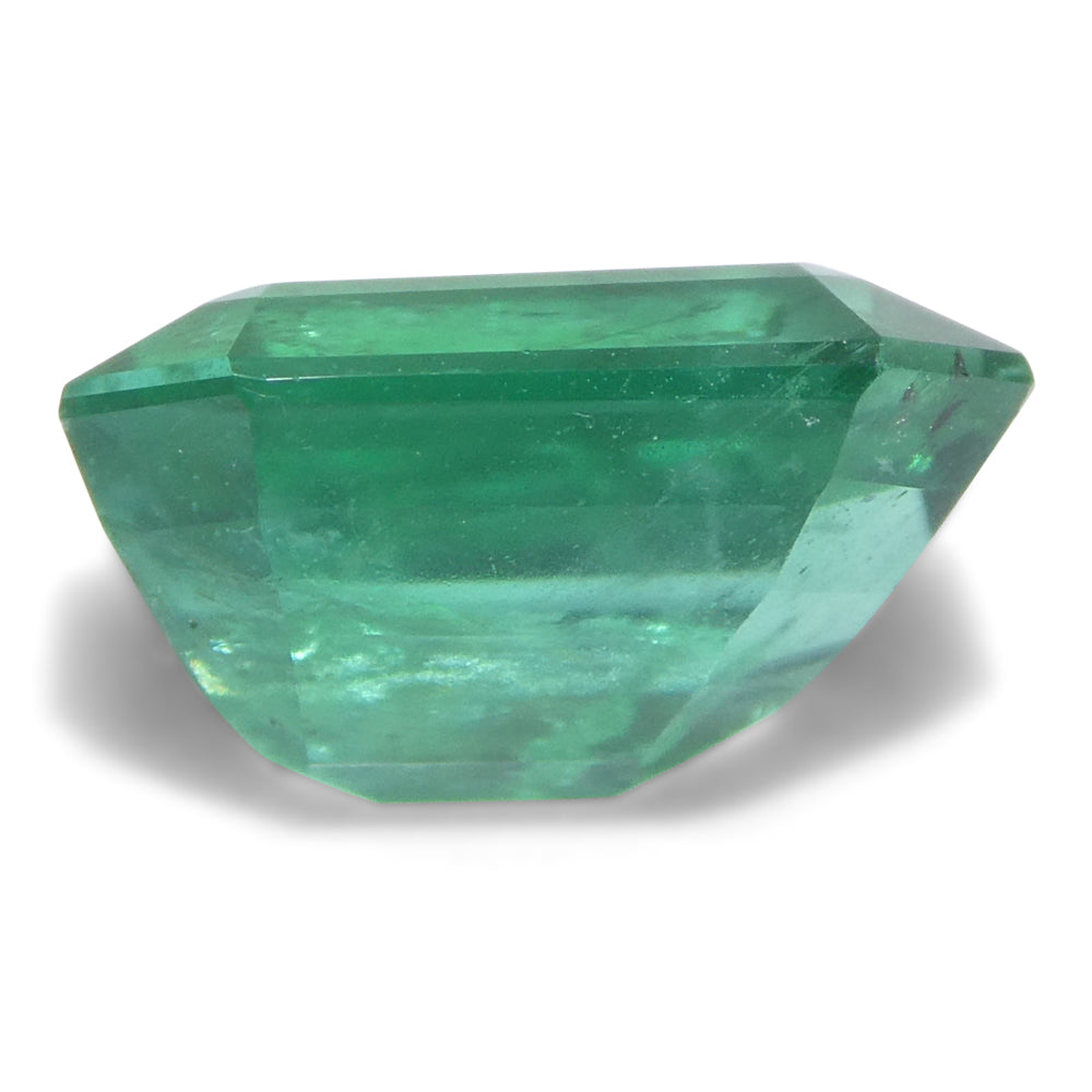 1.77ct Octagonal/Emerald Cut Green Emerald from Zambia - Skyjems Wholesale Gemstones