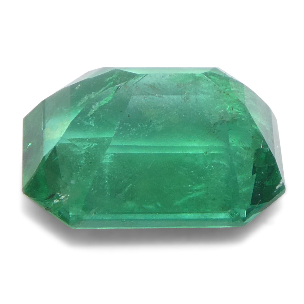 1.77ct Octagonal/Emerald Cut Green Emerald from Zambia - Skyjems Wholesale Gemstones