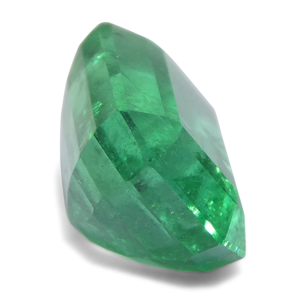 2.19ct Octagonal/Emerald Cut Green Emerald from Zambia - Skyjems Wholesale Gemstones
