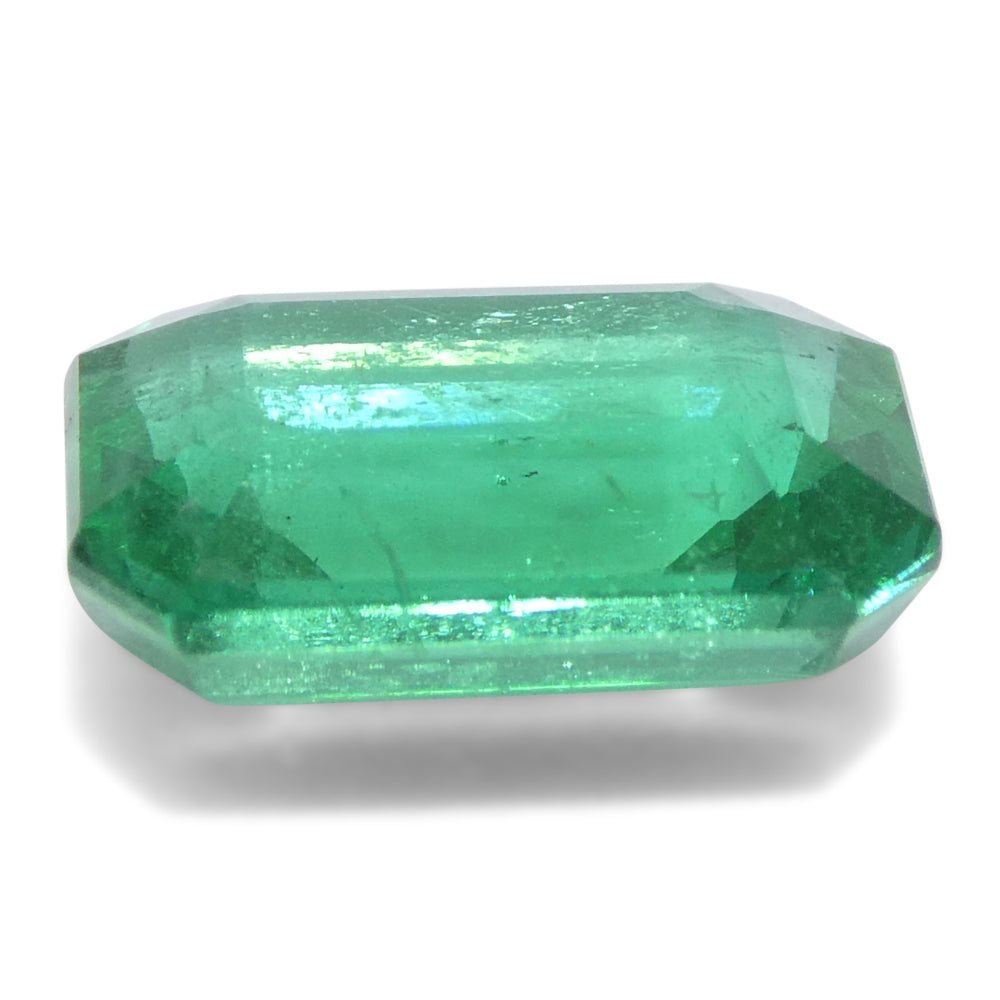2.37ct Octagonal/Emerald Cut Green Emerald from Zambia - Skyjems Wholesale Gemstones