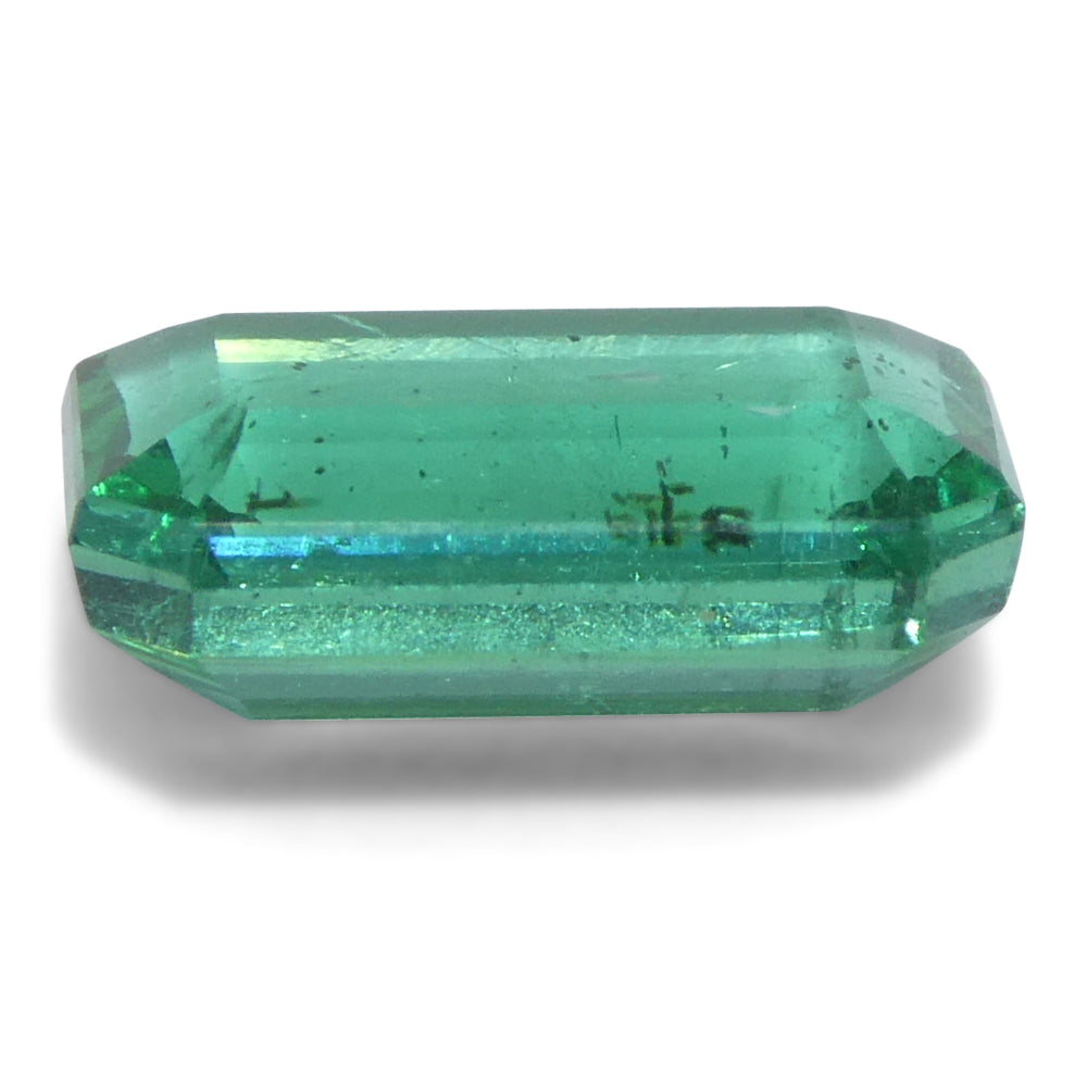 1.63ct Octagonal/Emerald Cut Green Emerald from Zambia - Skyjems Wholesale Gemstones