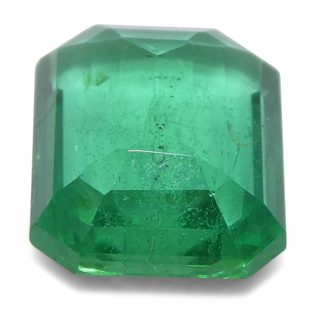 2.24ct Octagonal/Emerald Cut Green Emerald from Zambia - Skyjems Wholesale Gemstones