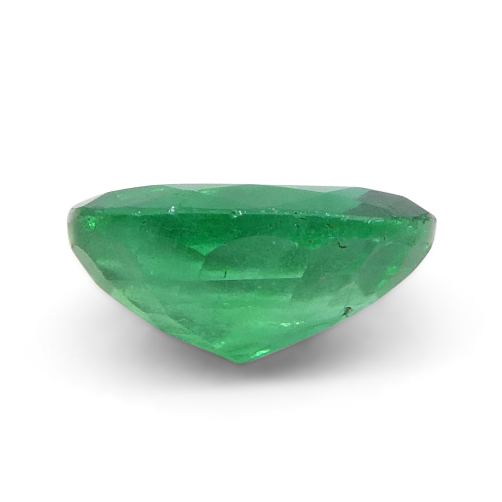 1.11ct Oval Green Emerald from Zambia - Skyjems Wholesale Gemstones