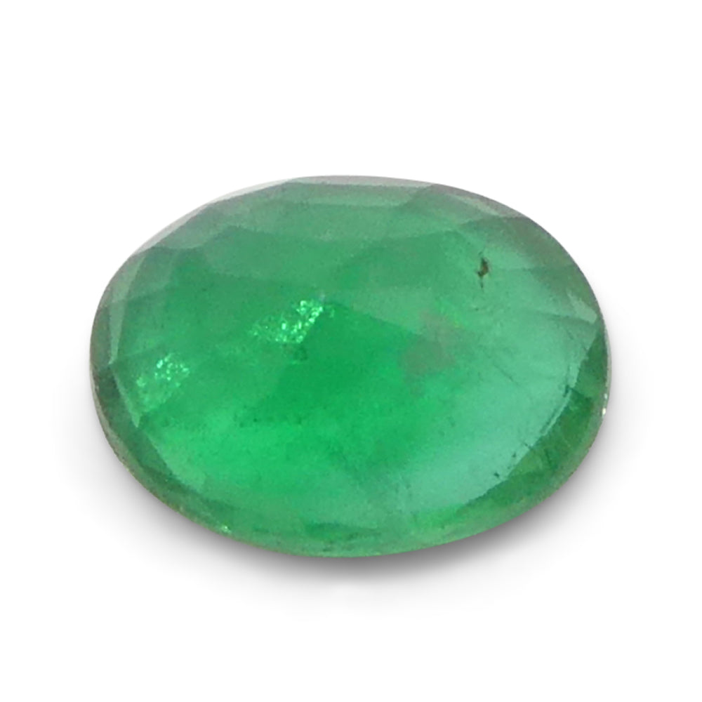 1.11ct Oval Green Emerald from Zambia - Skyjems Wholesale Gemstones