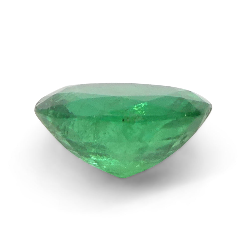 1.29ct Oval Green Emerald from Zambia - Skyjems Wholesale Gemstones