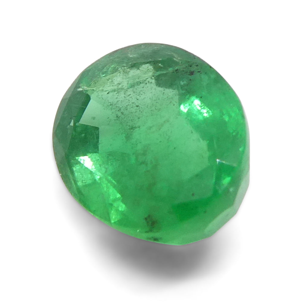 1.28ct Oval Green Emerald from Zambia - Skyjems Wholesale Gemstones