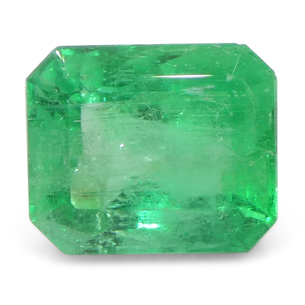 1.47ct Octagonal/Emerald Cut Green Emerald from Colombia - Skyjems Wholesale Gemstones