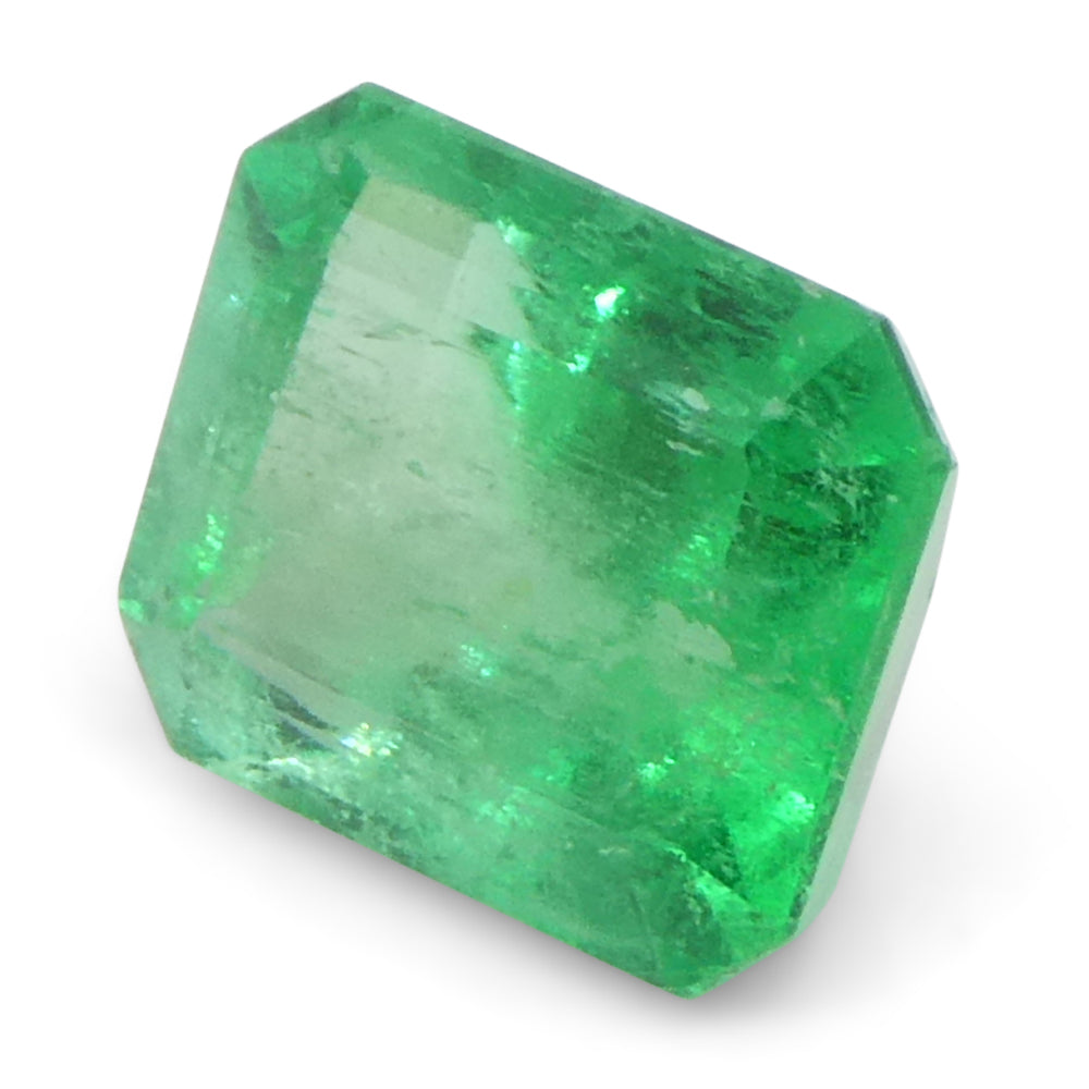 1.47ct Octagonal/Emerald Cut Green Emerald from Colombia - Skyjems Wholesale Gemstones