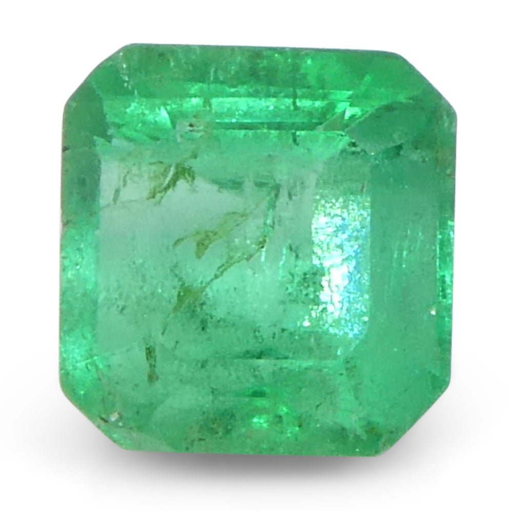 0.89ct Square/Emerald Cut Green Emerald from Colombia - Skyjems Wholesale Gemstones