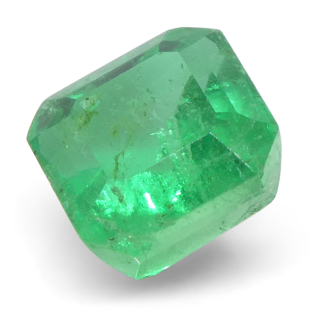 0.89ct Square/Emerald Cut Green Emerald from Colombia - Skyjems Wholesale Gemstones