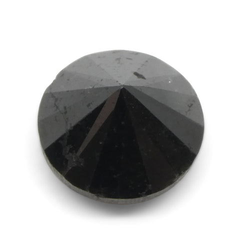 3.77ct Round Brilliant Cut Black Diamond