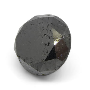 Diamond 5.15 cts 9.72 x 9.72 x 7.72 mm Round Black  $3090