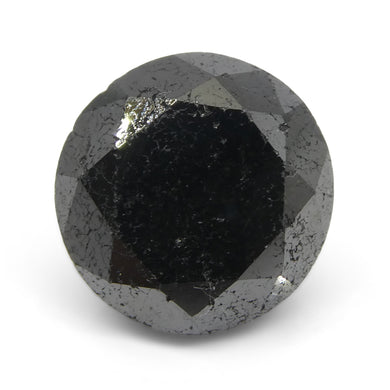 Diamond 5.63 cts 10.28 x 10.28 x 7.99 mm Round Black  $3380