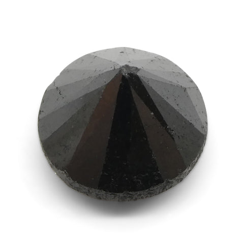 5.63ct Round Brilliant Cut Black Diamond