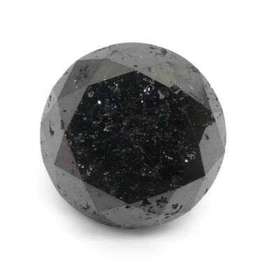 Diamond 5.1 cts 9.92 x 9.92 x 7.71 mm Round Black  $3060