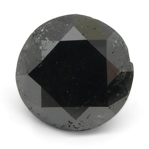 Diamond 3.7 cts 9.47 x 9.47 x 7.02 mm Round Black  $2220