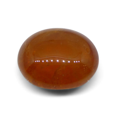 34.06ct Oval Cabochon Orange Spessartine Garnet from Nigeria - Skyjems Wholesale Gemstones
