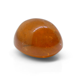 27.19ct Oval Cabochon Orange Spessartine Garnet from Nigeria - Skyjems Wholesale Gemstones