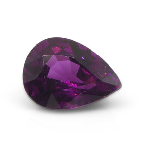 2.57ct Pear Shape Purple Rhodolite Garnet from Umba River Valley, Tanzania - Skyjems Wholesale Gemstones