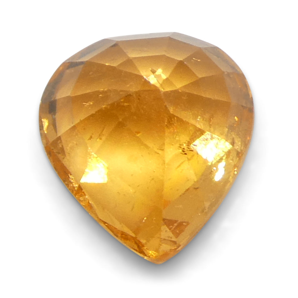 2.41ct Pear Fanta Orange Mandarin Spessartite/Spessartine Garnet from Namibia - Skyjems Wholesale Gemstones