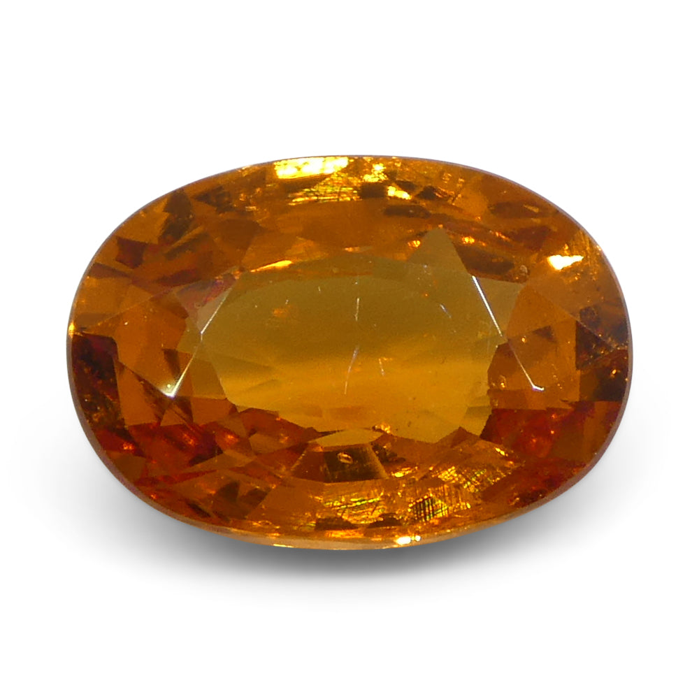 2.29ct Oval Orange Fanta Garnet from Namibia