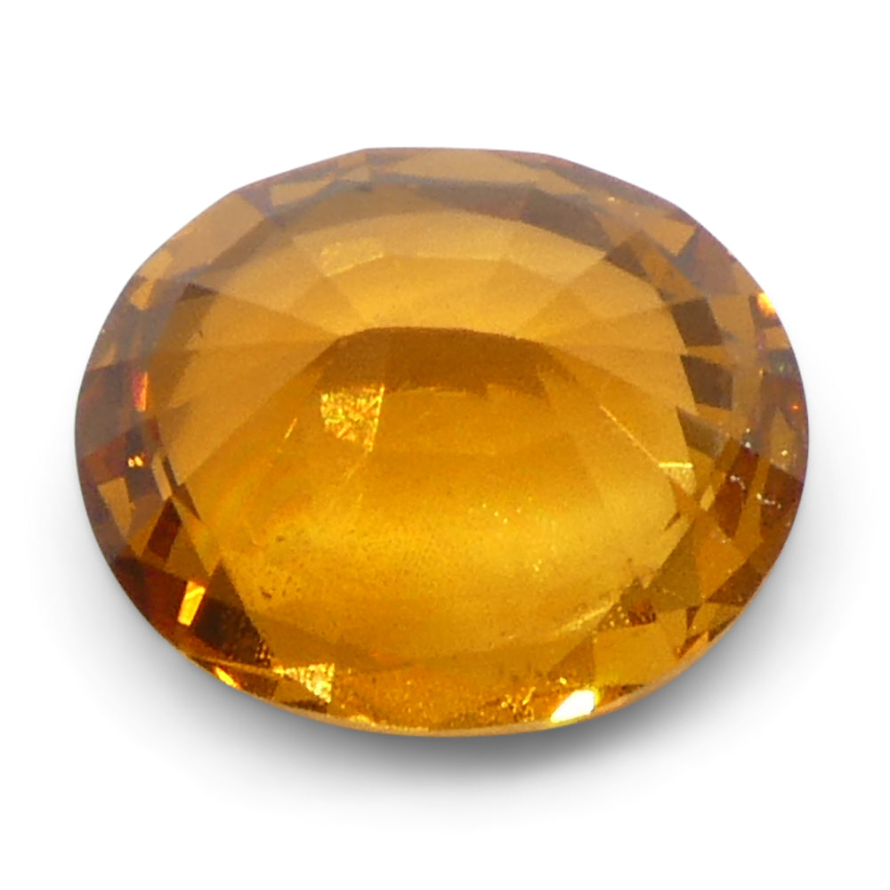 1.68ct Oval Fanta Orange Mandarin Spessartite/Spessartine Garnet from Namibia - Skyjems Wholesale Gemstones