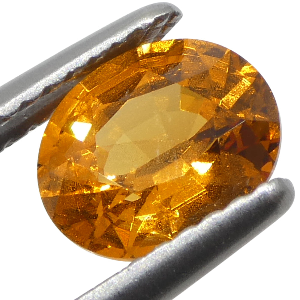 1.68ct Oval Orange Fanta Garnet from Namibia