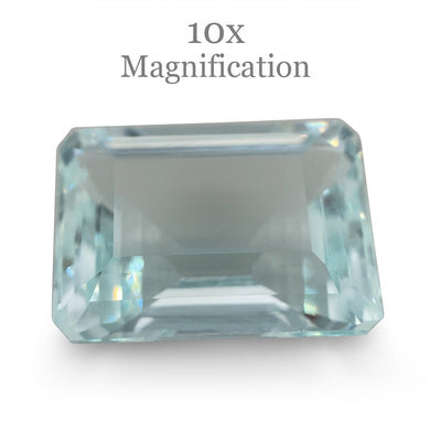 11.54ct Octagonal/Emerald Cut  Aquamarine GIA Certified - Skyjems Wholesale Gemstones