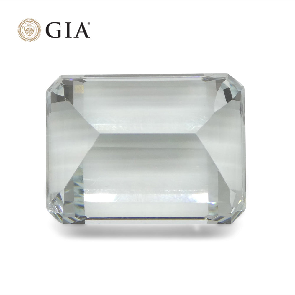 25.97ct Octagonal/Emerald Cut  Aquamarine GIA Certified - Skyjems Wholesale Gemstones