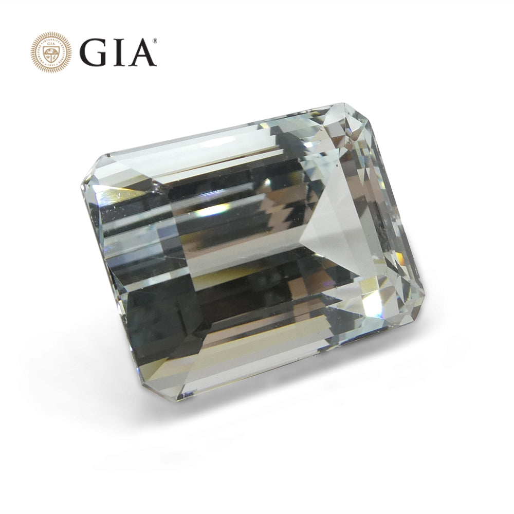 25.97ct Octagonal/Emerald Cut  Aquamarine GIA Certified - Skyjems Wholesale Gemstones