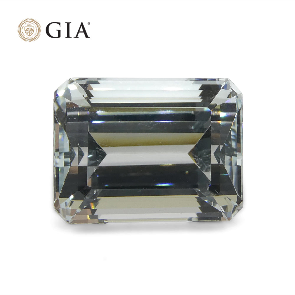 25.97ct Octagonal/Emerald Cut  Aquamarine GIA Certified - Skyjems Wholesale Gemstones