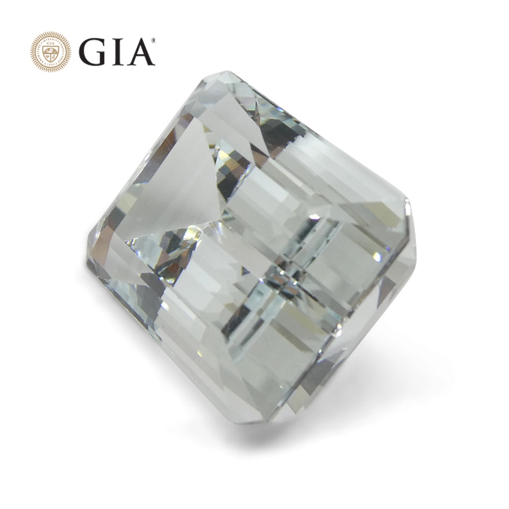 25.97ct Octagonal/Emerald Cut  Aquamarine GIA Certified - Skyjems Wholesale Gemstones