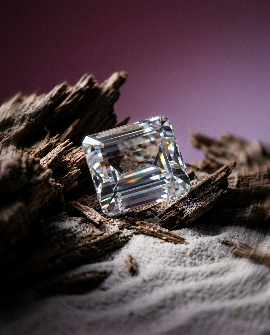 SkyJems 25.74ct Light Greenish Blue Brazilian Aquamarine, Octagonal Emerald Cut, GIA Certified Loose Gemstone