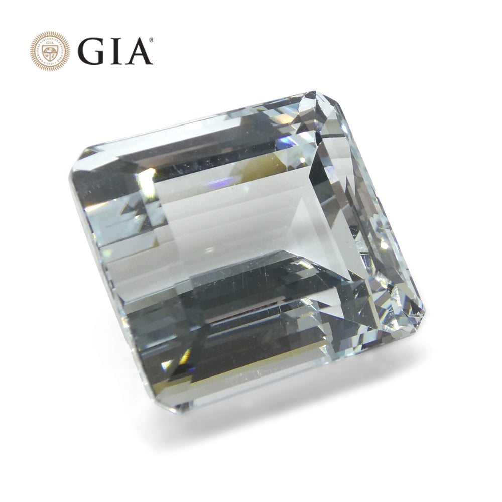 25.74ct Octagonal/Emerald Cut  Aquamarine GIA Certified - Skyjems Wholesale Gemstones