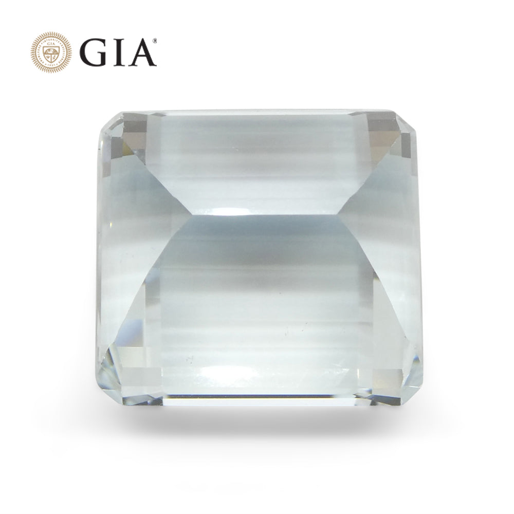 25.74ct Octagonal/Emerald Cut  Aquamarine GIA Certified - Skyjems Wholesale Gemstones