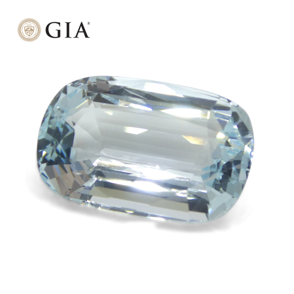 16.13ct Cushion Aquamarine GIA Certified - Skyjems Wholesale Gemstones