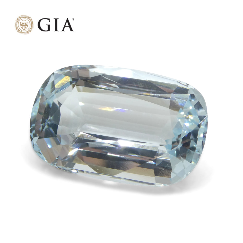 16.13ct Cushion Aquamarine GIA Certified - Skyjems Wholesale Gemstones