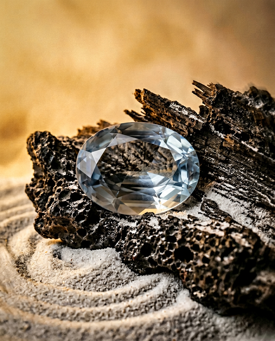 16.06ct Oval Blue Aquamarine GIA Certified Brazil Unheated