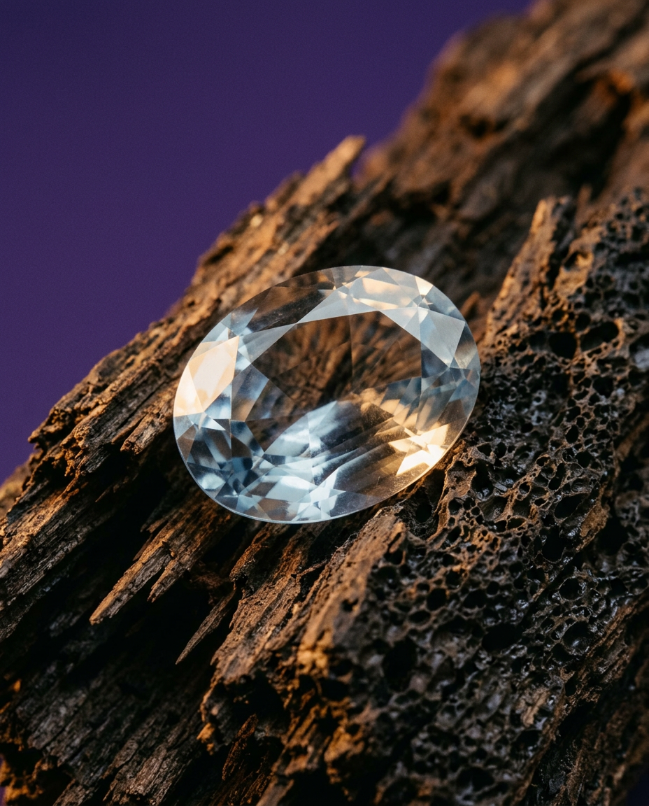 16.06ct Oval Blue Aquamarine GIA Certified Brazil Unheated