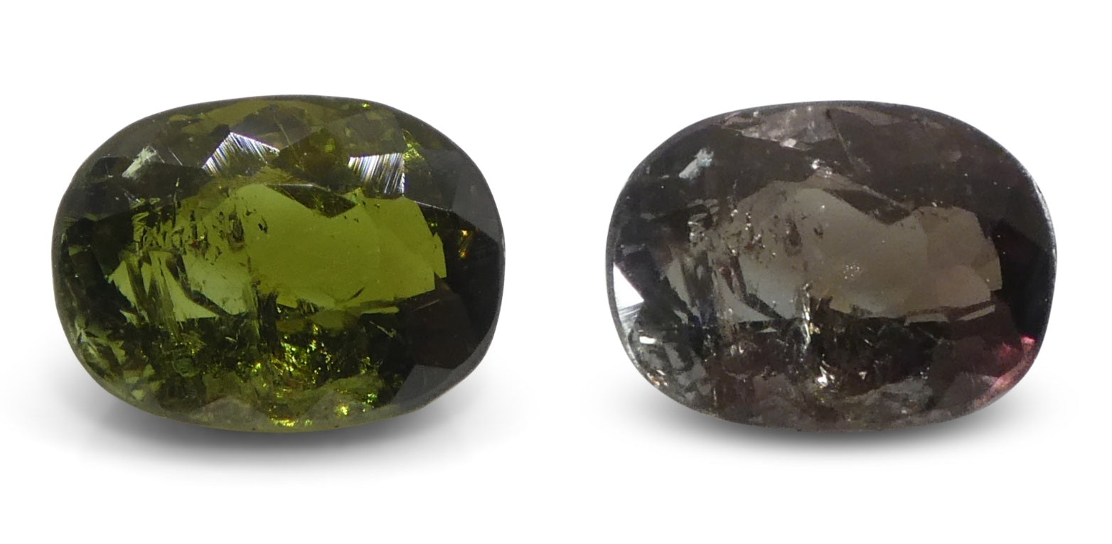 1.27ct Oval Yellowish Green to Yellowish Brown Alexandrite GIA Certified Sri Lanka Unheated - Skyjems Wholesale Gemstones