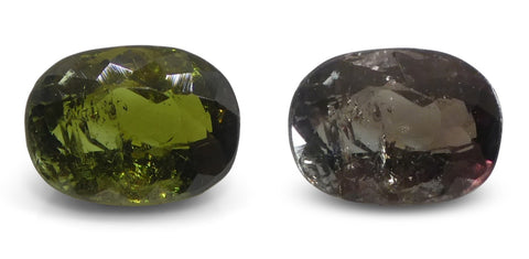 1.27ct Oval Yellowish Green to Yellowish Brown Alexandrite GIA Certified Sri Lanka Unheated