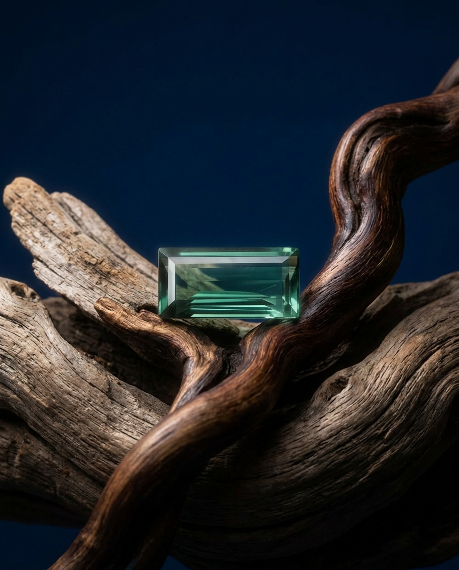 0.86ct rectangular alexandrite, bluish green to grey-purple, unheated, GIA certified — Skyjems