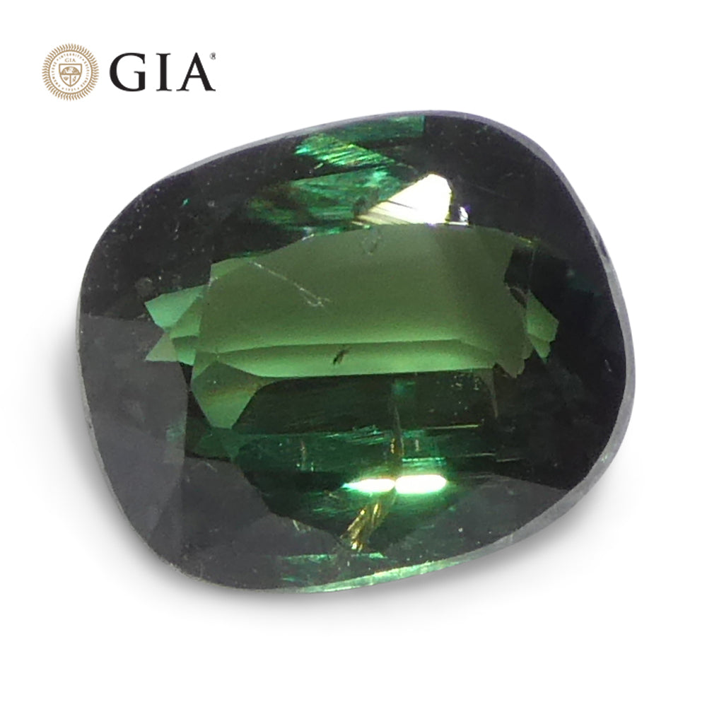 0.99ct Cushion Blue-Green to Reddish Purple Alexandrite GIA Certified Madagascar Unheated - Skyjems Wholesale Gemstones